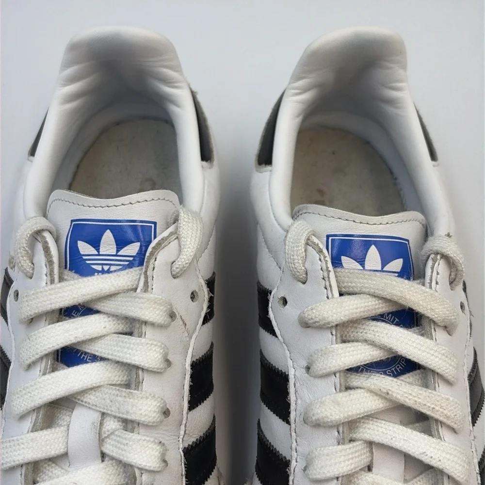 Adidas Samba OG White Black Gum Classic Sneakers Shoes Men's US 8.5